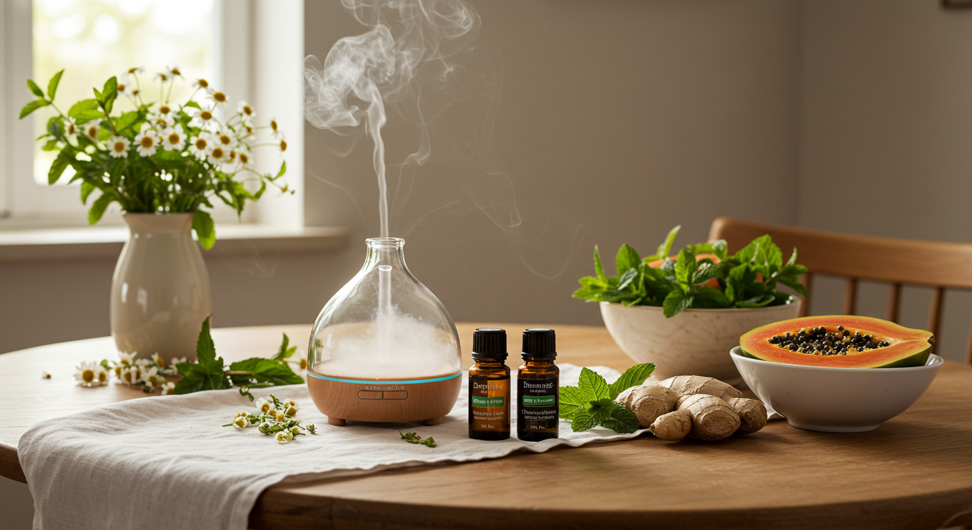 Aromathérapie et digestion : solutions naturelles pour un confort optimal