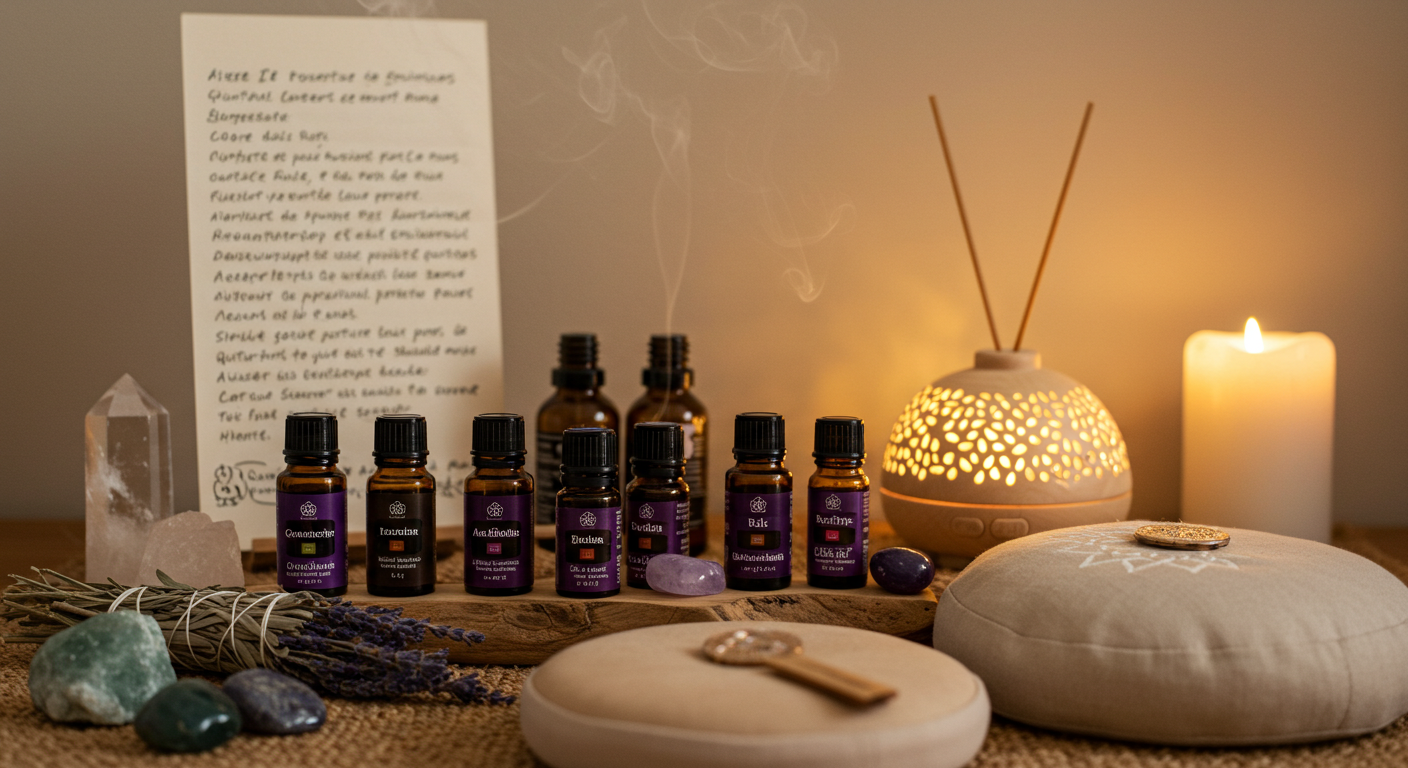 Aromathérapie et spiritualité : huiles essentielles et pratiques sacrées