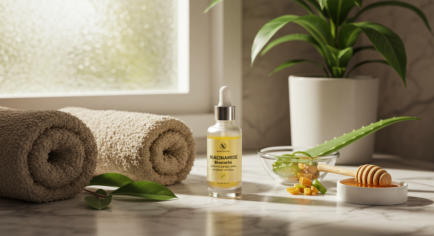 Niacinamide bienfaits peau : propriétés, usages et résultats visibles