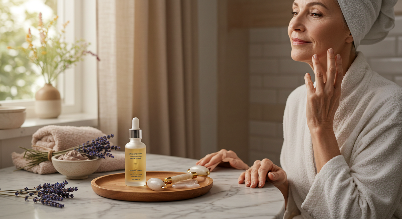 Niacinamide et peau mature après 50 ans : bienfaits et effets anti-âge