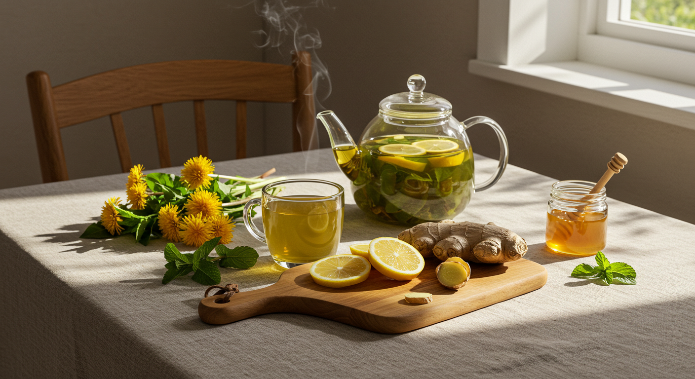 Tisane détox foie recette maison efficace pour purifier naturellement